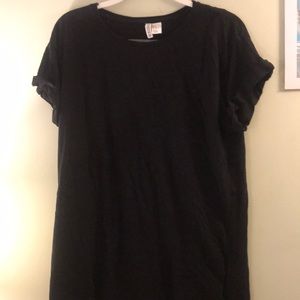H&M black long tshirt